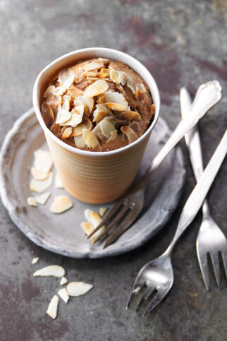 Becherkuchen mit Honig und Apfelmark Becherkuchen mit Honig und Apfelmark