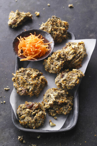 Ingwer-Cookies mit Möhre und Ahornsirup Ingwer-Cookies mit Möhre und Ahornsirup