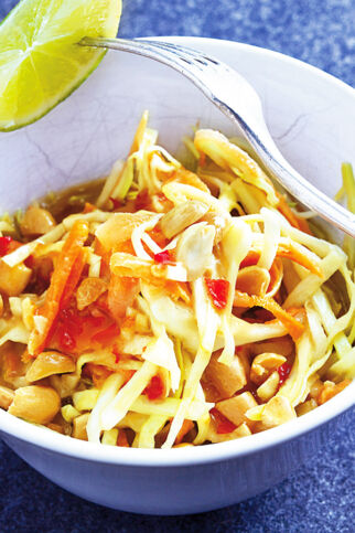 Weißkohl-Erdnuss-Salat Weißkohl-Erdnuss-Salat