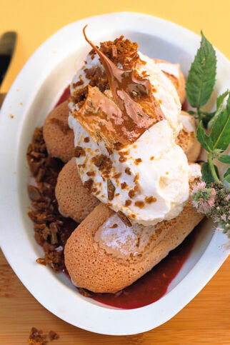 Ziegenfrischkäse-Tiramisu Ziegenfrischkäse-Tiramisu