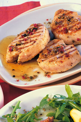 Putensteaks mit Rote-Bete-Sauce Putensteaks mit Rote-Bete-Sauce