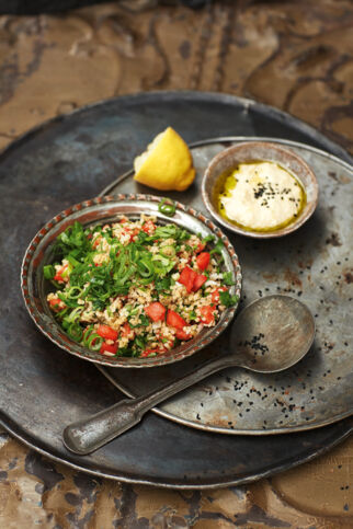Taboulé mit Hummus Taboulé mit Hummus