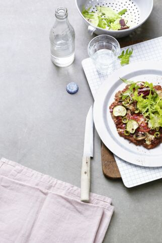 Hackfleisch-Pizza Hackfleisch-Pizza