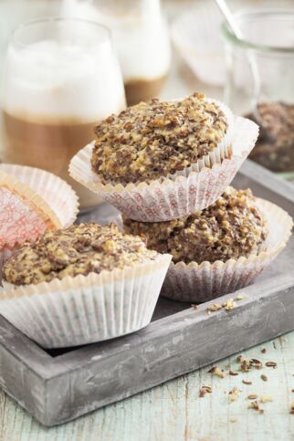 Leinsamen-Mandel-Muffins Leinsamen-Mandel-Muffins