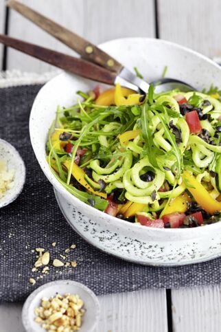 Zucchininudel-Salat Zucchininudel-Salat