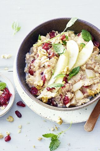 Birnen-Cranberry-Porridge Birnen-Cranberry-Porridge