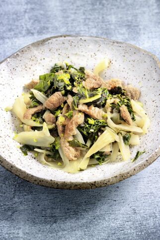 Kalbfleisch-Gemüse-Pfanne Kalbfleisch-Gemüse-Pfanne