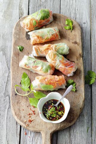 vietnamesische Sommerrollen vietnamesische Sommerrollen