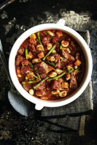 Lammragout mit Süßkartoffel Lammragout mit Süßkartoffel