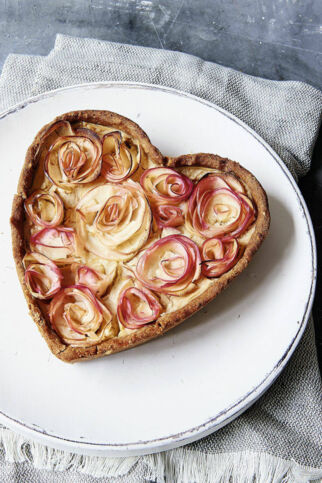 Apfelrosen-Kuchen Apfelrosen-Kuchen