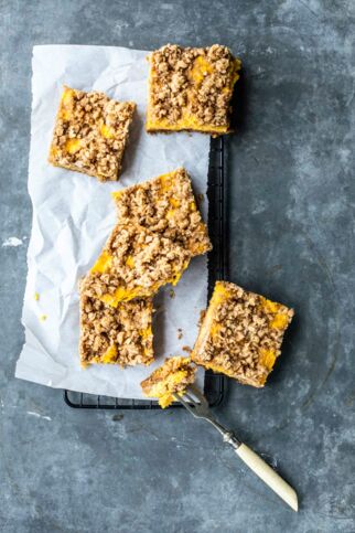 Kürbis-Cheesecake-Schnitten Kürbis-Cheesecake-Schnitten