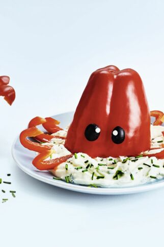 Krake mit Dip Krake mit Dip