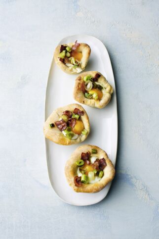 Frühstücksmuffins mit Speck Frühstücksmuffins mit Speck