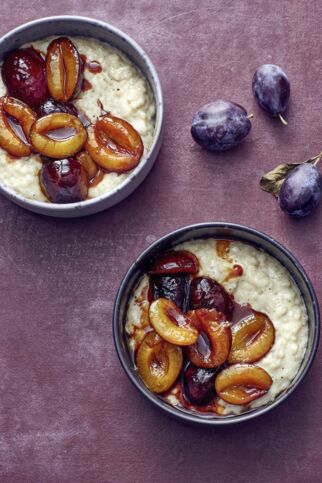 Milchreis mit Zwetschgen Milchreis mit Zwetschgen