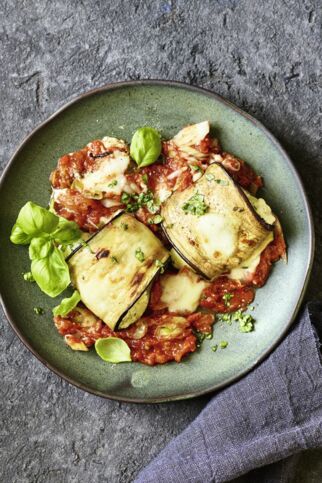 Auberginen-Zucchini-Rollen Auberginen-Zucchini-Rollen