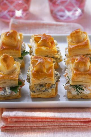 Pastetchen mit Drei Füllungen Pastetchen mit Drei Füllungen