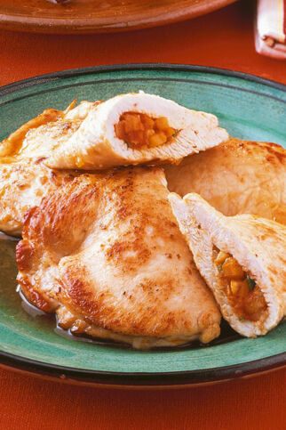 Gefüllte Putenschnitzel Gefüllte Putenschnitzel