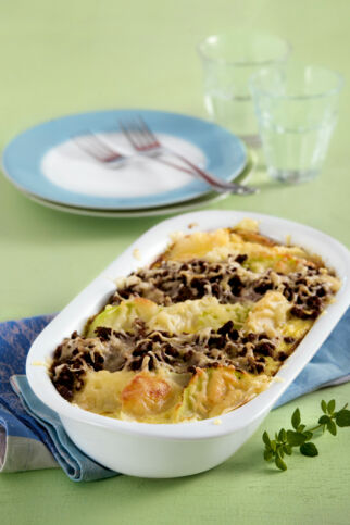 Hackfleisch-Kohlrabi-Auflauf Hackfleisch-Kohlrabi-Auflauf