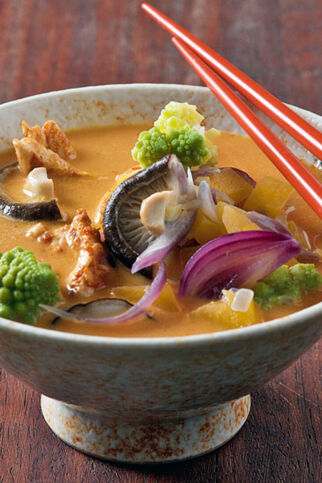 Thai-Gemüsesuppe mit Pute Thai-Gemüsesuppe mit Pute