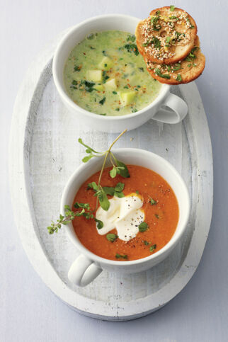 Rote Linsen-Paprika-Suppe Rote Linsen-Paprika-Suppe