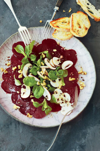 Getrüffeltes Rote-Bete-Carpaccio Getrüffeltes Rote-Bete-Carpaccio