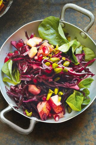 Rotkohlsalat mit Granatapfel Rotkohlsalat mit Granatapfel