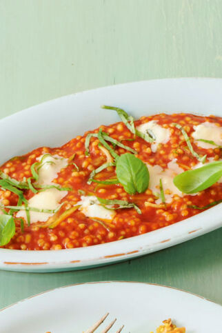 Graupenrisotto mit Gorgonzola Graupenrisotto mit Gorgonzola