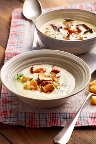 Bayerische Waldpilzsuppe Bayerische Waldpilzsuppe