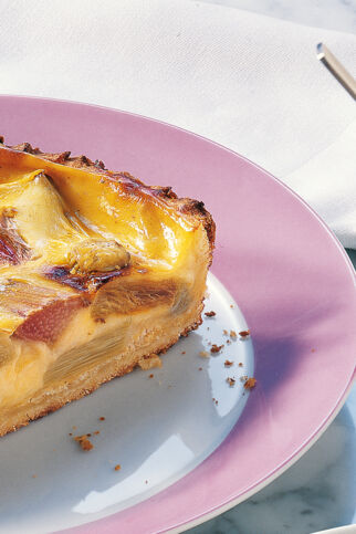 Rhabarberkuchen Rhabarberkuchen