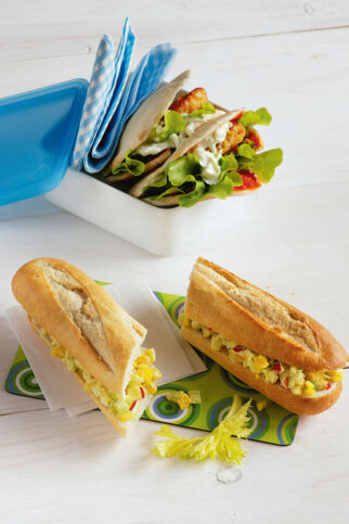 Pita-Linsen-Burger Pita-Linsen-Burger