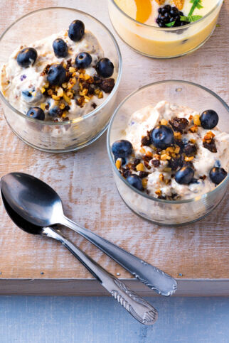 Heidelbeer-Quarkspeise Heidelbeer-Quarkspeise