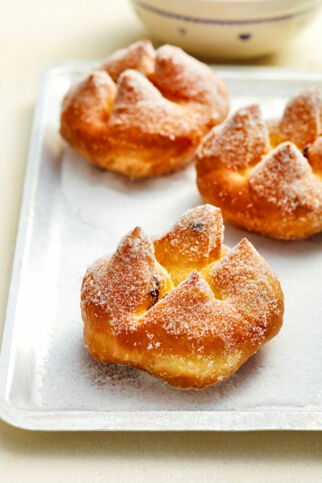 Zwickte Schmalznudeln Zwickte Schmalznudeln