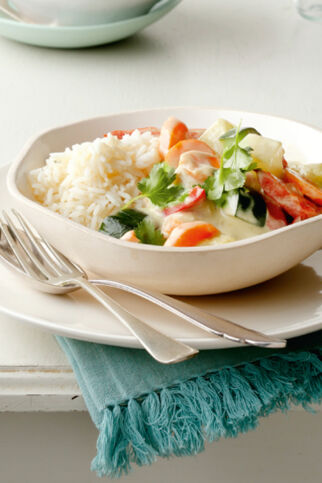 Grünes Gemüsecurry Grünes Gemüsecurry