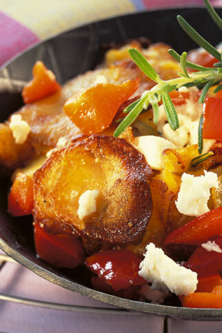 Griechische Kartoffelpfanne Griechische Kartoffelpfanne