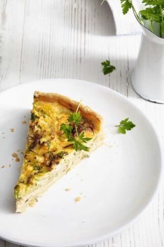 Kohl-Gorgonzola-Quiche Kohl-Gorgonzola-Quiche