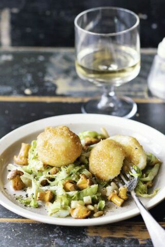 Mini-Kartoffelknödel mit Spitzkohl Mini-Kartoffelknödel mit Spitzkohl