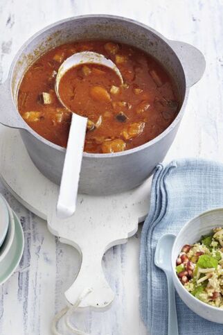 Orientalische Tomaten-Auberginen-Suppe Orientalische Tomaten-Auberginen-Suppe