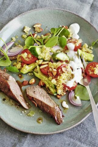 Portulak-Bulgur-Salat Portulak-Bulgur-Salat