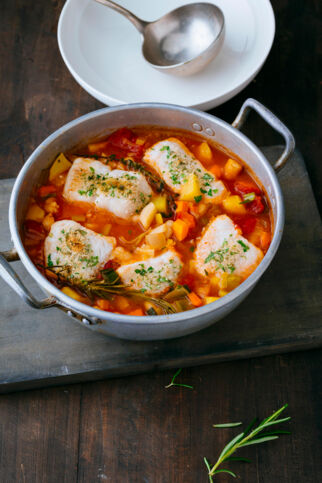 Cassoulet mit Rotbarsch Cassoulet mit Rotbarsch