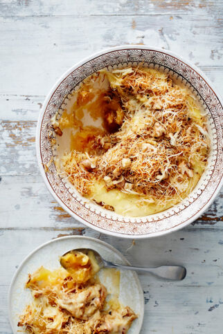 Sündiges Engelshaar - Kadayıf-Schichtdessert Sündiges Engelshaar - Kadayıf-Schichtdessert