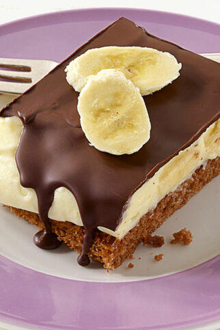 Bananencremeschnitten Bananencremeschnitten
