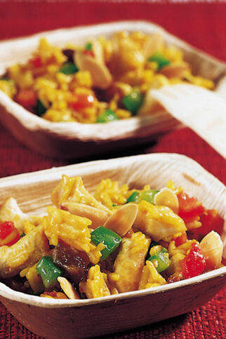 Curryreis mit Huhn Curryreis mit Huhn