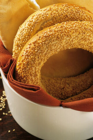 Türkische Sesamkringel Türkische Sesamkringel