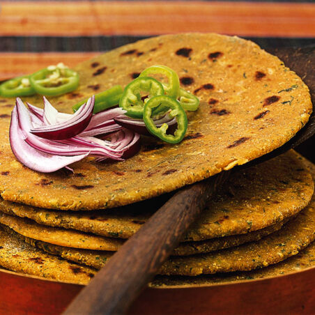 Würzige Missi-Roti-Fladen Würzige Missi-Roti-Fladen