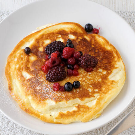 Quark-Omeletts mit Beeren Quark-Omeletts mit Beeren
