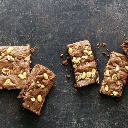 Fudge-Brownies frisch aus dem Ofen Fudge-Brownies frisch aus dem Ofen