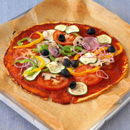 Maisfladen-Pizza Maisfladen-Pizza