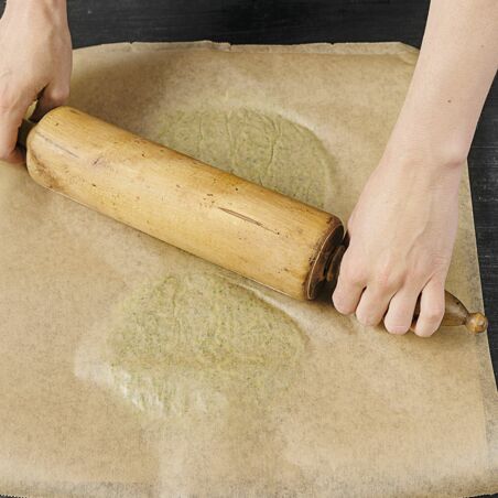 Wraps aus Grünkohlteig Wraps aus Grünkohlteig