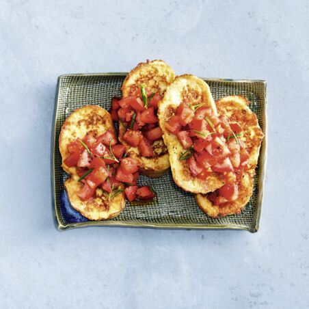 French Toasts mit Tomaten French Toasts mit Tomaten
