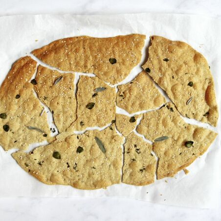 Sauerteig-Kräuter-Cracker Sauerteig-Kräuter-Cracker
